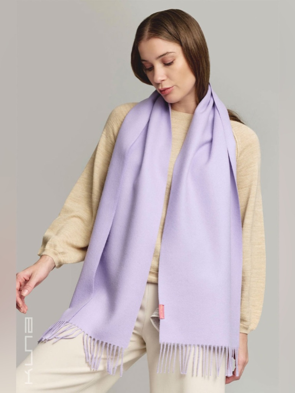 Lavanda ADRIAN BABY ALPACA SCARF